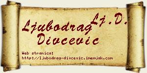 Ljubodrag Divčević vizit kartica